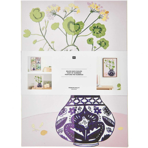 Rico Design Paint By Numbers Kit Geranium 26x37cm